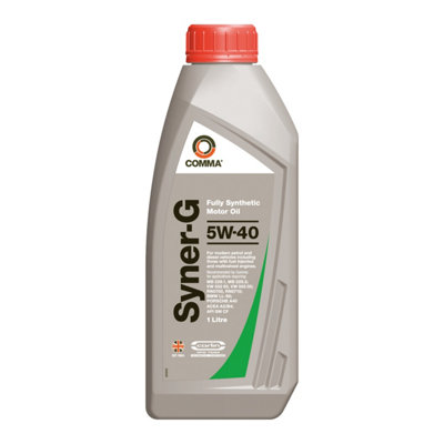 Comma Syner-G 5W40 Fully Synthetic Engine Oil 1 litre