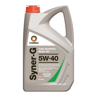 Comma Syner-G 5W40 Fully Synthetic Engine Oil 5 litre