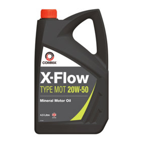 Comma X Flow Type MOT 20W50 4.5 Litre