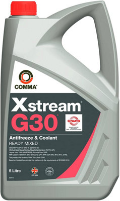 Comma Xstream G30 Antifreeze Ready Mixed 5L