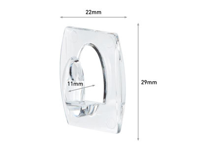 Command Clear Mini Hooks Value Pack - 18 Hooks and Adhesive Strips for Home Organization
