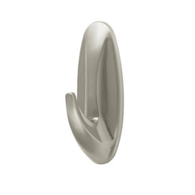 Command Decorative Hook Silver (One Size)