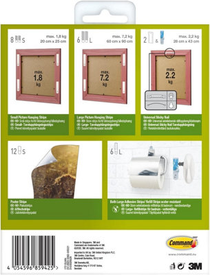 Command Picture Hanging Kit Assorted 17213