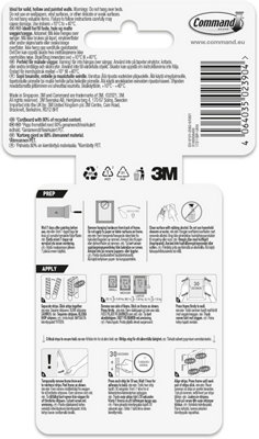 Command Small Medium and Large Picture Hanging Strips Value Pack 17211BP - 6