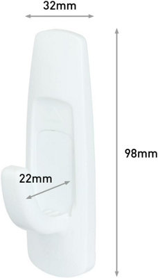 Command White Large Utility Hooks Value Pack GP003-7NA