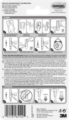 Command White Large Utility Hooks Value Pack GP003-7NA