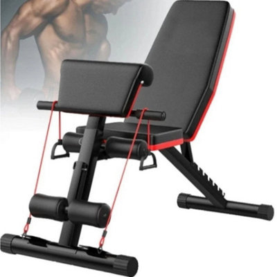 Commercial Adjustable-Weight Bench Flat Incline Dumbbell Bench Press ...