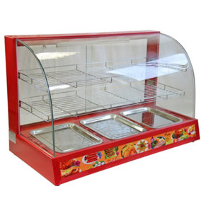 Commercial Food Warmer Curved 90cm