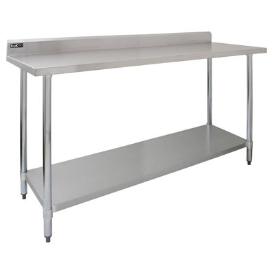 Commercial Stainless Steel Catering Table - 6ft Wide