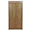 Commercial Wooden Litter Bin & Tray Stand - Light Oak with 100L Bin