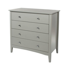 Como Light Grey 4 drawer chest of drawers