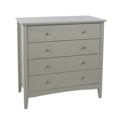 Como Light Grey 4 drawer chest of drawers