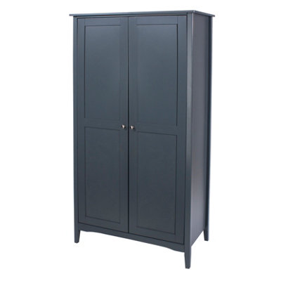 Como Midnight Blue 2 door wardrobe