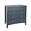 Como Midnight Blue 4 drawer chest