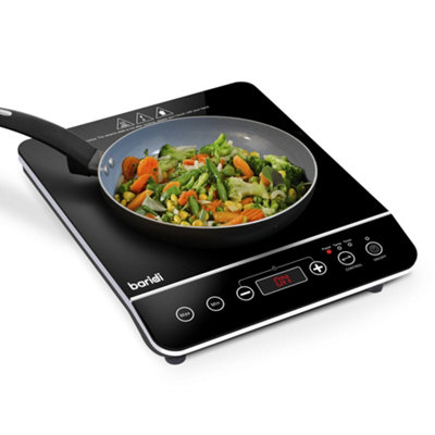 Compact 1 Zone Induction Hob - 2000W Electric Stove with Timer and ...