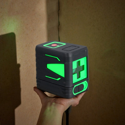 Compact 2-Line Laser Level with 1.5m Tripod