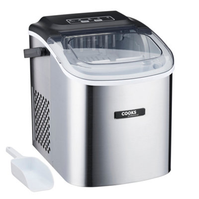 Compact Automatic Ice Maker 1.2L Water Tank Quick and Easy with 2 Ice ...