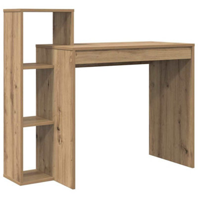 Compact Computer Desk Artisan Oak Engineered Wood Standard Compact Desk
