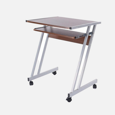 Compact Desk Modern Style with Wheels