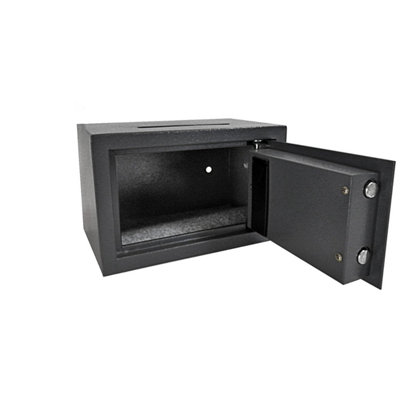 Compact Electronic Home Safe Steel Security Box 200 x 300 x 200 mm ...