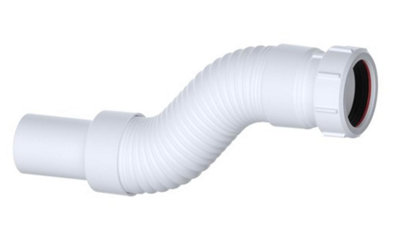 Compact Flexible Waste Pipe Connector 1.1/2 Inch Outlet - 40mm ...