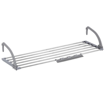 Compact Foldable Radiator Clothes Airer 3.5m Drying Space Space-Saving Laundry Rack for Radiators Balconies & Bath Edges