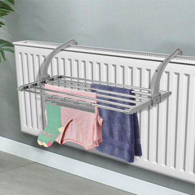 Compact Foldable Radiator Clothes Airer 3.5m Drying Space Space-Saving ...