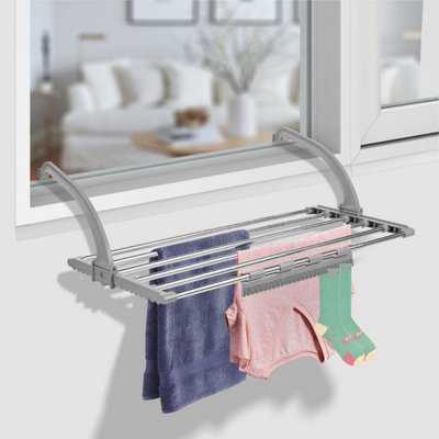 Compact Foldable Radiator Clothes Airer 3.5m Drying Space Space-Saving ...