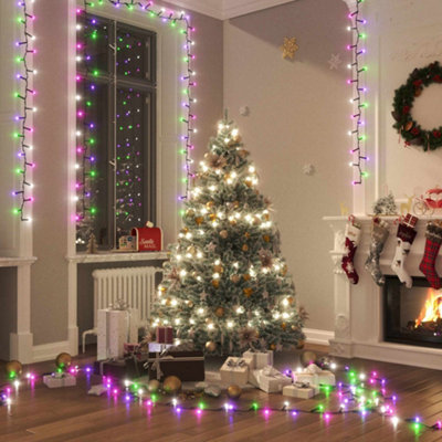 Compact LED String with 400 LEDs Pastel Multicolour 13 m PVC | DIY at B&Q