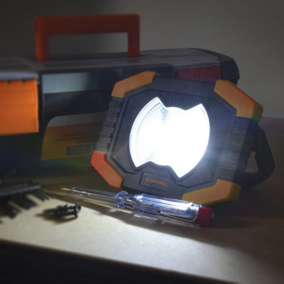 Compact LED Work Light and Torch Battery Powered