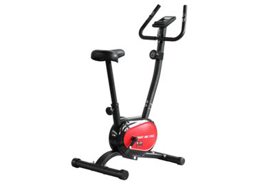 COMPACT MAGNETIC EXERCISE BIKE with hand pulse sensors, Computer ...