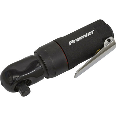 Compact Mini Air Ratchet Wrench with Twist Reverse - 3/8