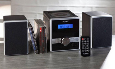 Compact Mini HiFi System with CD Player and Remote Control for Home Audio