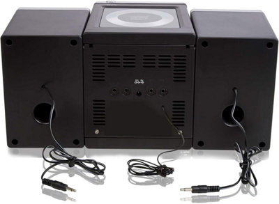 Compact Mini HiFi System with CD Player and Remote Control for Home Audio