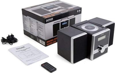 Compact Mini HiFi System with CD Player and Remote Control for Home Audio