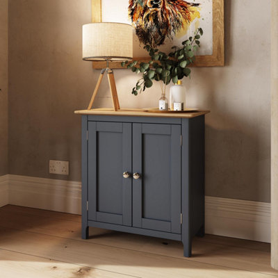 Blue and oak deals sideboard