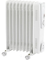 Compact Portable Oil Filled Radiator 2kW