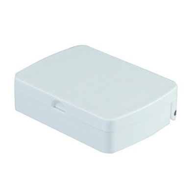 Compact Portable Pill Storage Box with Tablet Splitter for Easy Medication Management