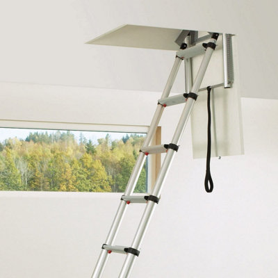 Extendable loft store ladder