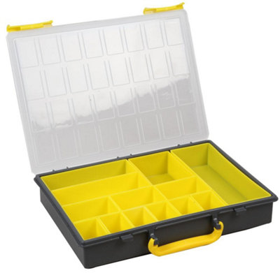 Compartment Storage Box with Removeable Inserts 60mm x 340mm x 250mm ...