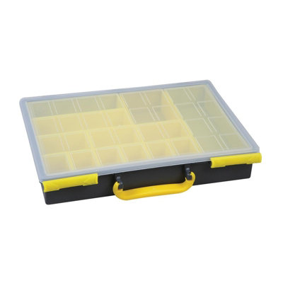 Compartment Storage Box with Removeable Inserts 60mm x 340mm x 250mm ...