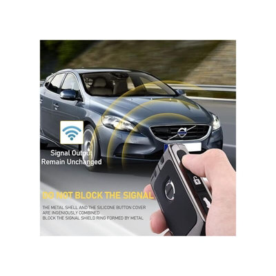 1個亜鉛合金+本革キー修正シェルキーカバー、ボルボS90 S60キーケースXC60キーシェルXC40 V90と互換性あり(Style 1個 木目調 車用キーケース  S60 S90 XC40 XC60 XC90 V60 V90 キーカバー シェル 車用キープロテクター 1個 木目調 車用キーケース S60 S90  XC40 XC60 XC90 ... ボルボ XC90 XC60 S90 S60 V90 対応 レザー合金製 車用キーフォブケース カバー リモートキーチェーン