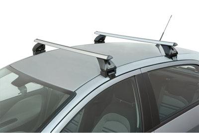 Complete Aerodynamic Roof Rack Bar System for Ford Puma 2020+ onwards Normal Roof, No Rails