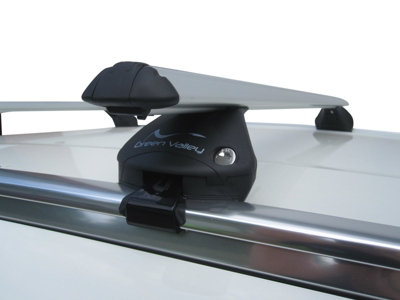 Complete Aerodynamic Roof Rack Bar System for Kia Sportage 2010 to 2021 with Flush Rails