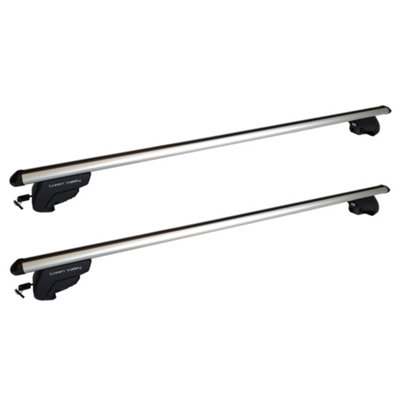 Complete Aluminium Aerodynamic Roof Rack Bar System for Land Rover Discovery 4 2009- onwards - T Profile Rail Fitment