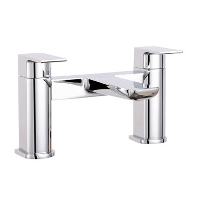 Complete Bathroom Chrome Shower Screen Taps 1500 L Shape RH Bath WC ...