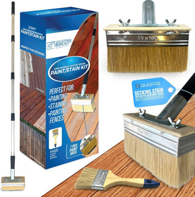 Complete Decking Painting Kit - Stain and Paint Wood Decking Sheds and Fences