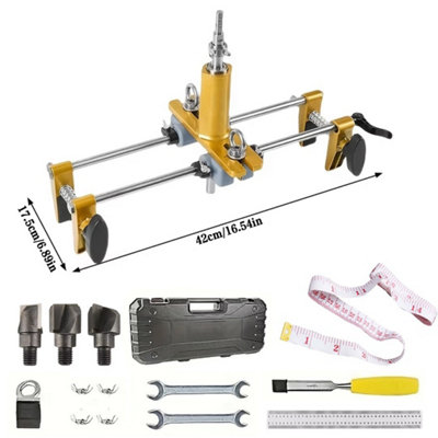 Complete Door Lock Installation Tool Set Metal DIY