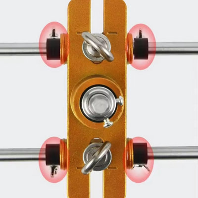 Complete Door Lock Installation Tool Set Metal DIY