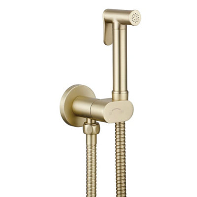 Complete Douche Kit with Integrated 90 Degree Turn Valve Iso Valve and ...